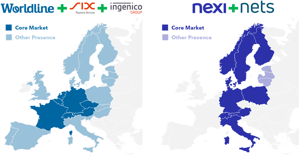 Figure 3: Merchant Services Geographic Footprint in Europe